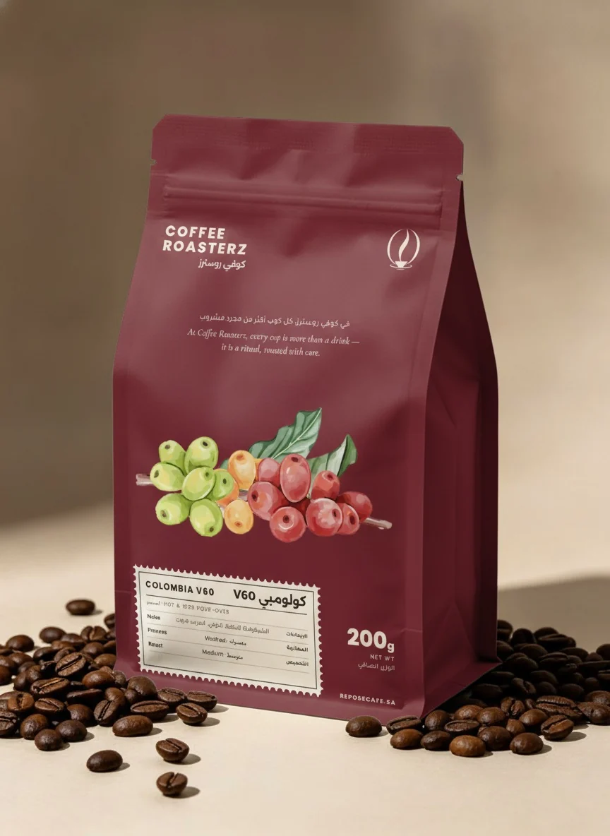 كولومبي V60 | Colombia V60 – قهوة أغصان المجد